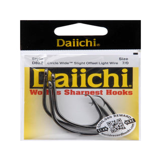 Daiichiseiko Fishing Hook, Black, Modern