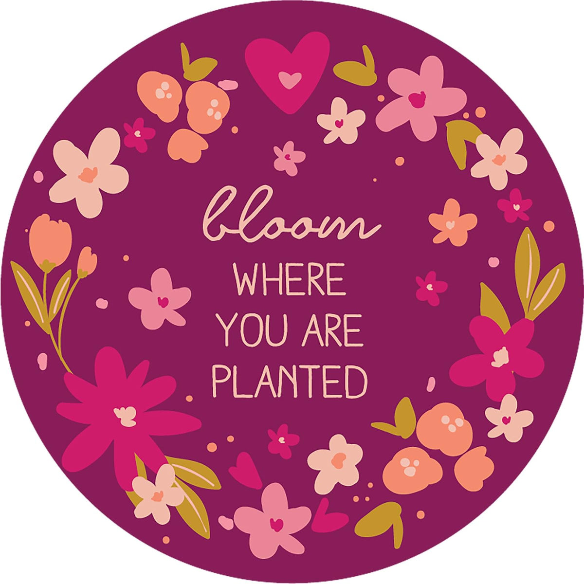 Karma Decorative Magnet, Small, Bloom