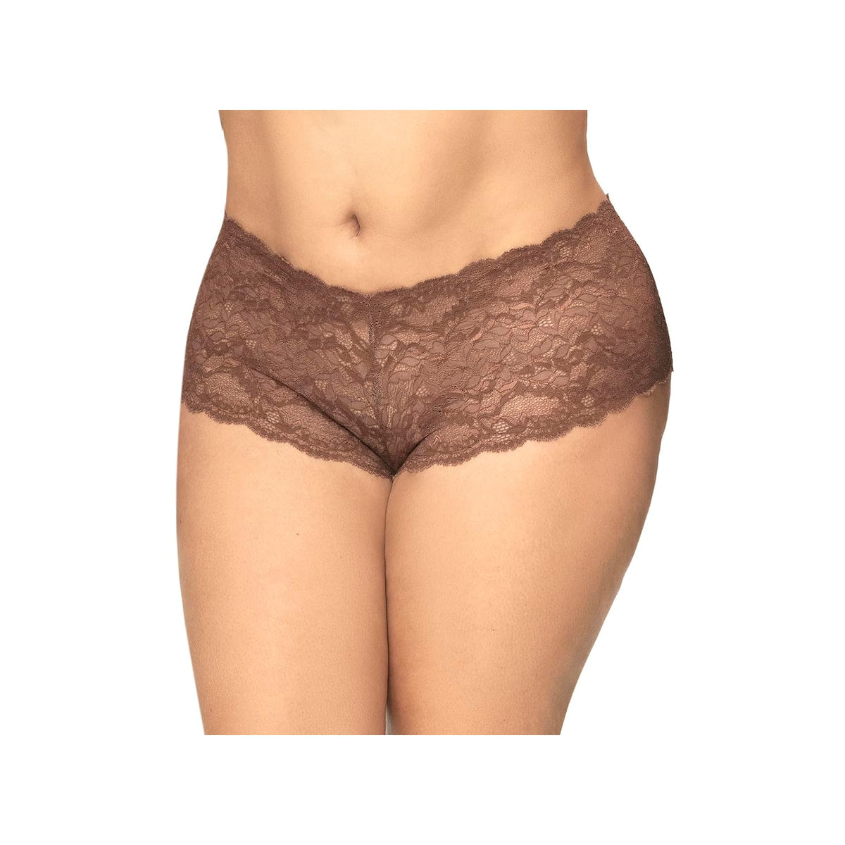 Mapalé by Espiral Underpants, Cocoa, Lace Boyshort Panties
