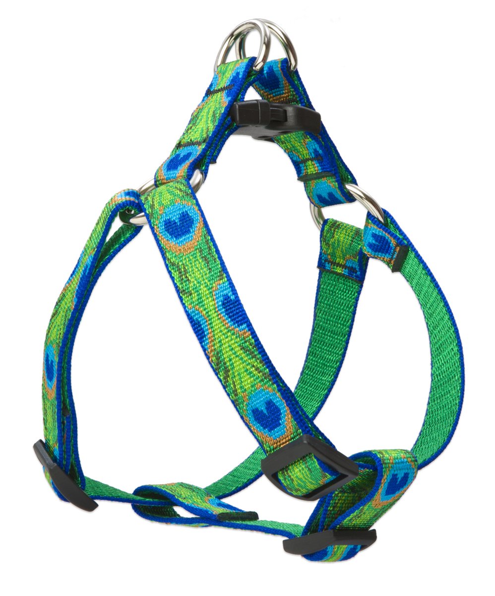 LupinePet Animal Harness, 3/4"W; 20-30" Girth, Multicolor