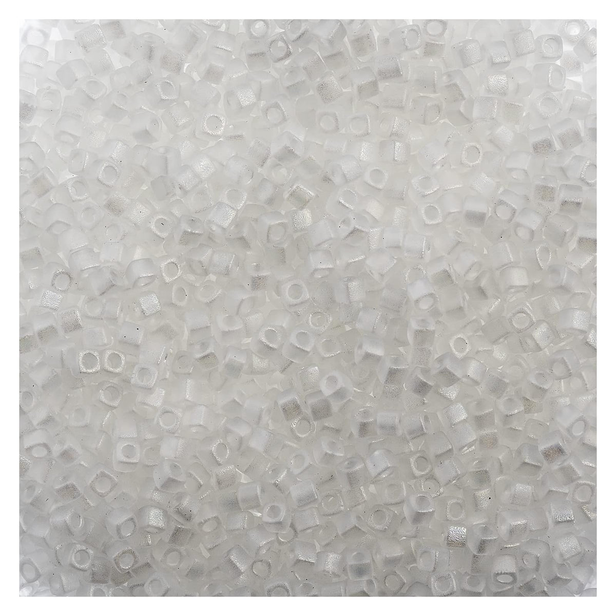 John Bead Craft Bead, Size: 1.8mm, Crystal AB Matte