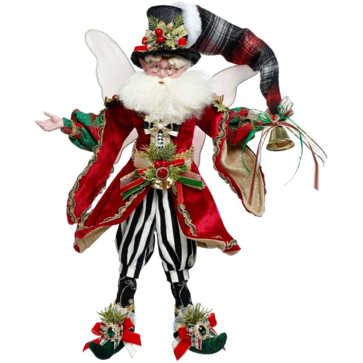Mark Roberts Figurine, Medium, Red, Green, Black, White