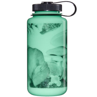 Nalgene Bottle, 32 Ounces, Glow Mushrooms