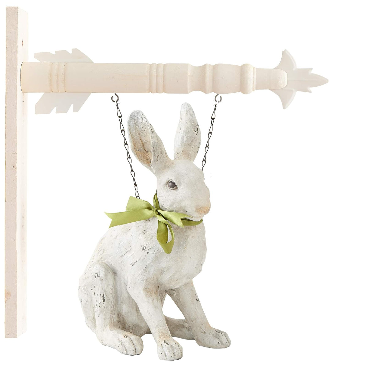 K&K Interiors Figurine, 11.5 Inch, White