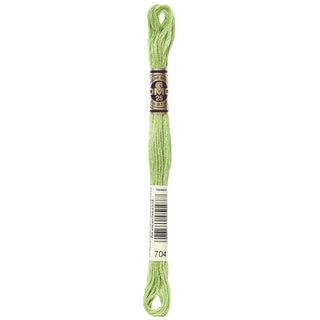 DMC Yarn, six-strand, #704 Green