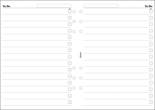 Filofax Planner, A5, white