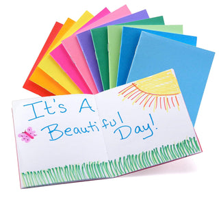 Hygloss Blank Book, 2 ¾ x 4 ¼-inch - 100 per pack, Assorted Colors