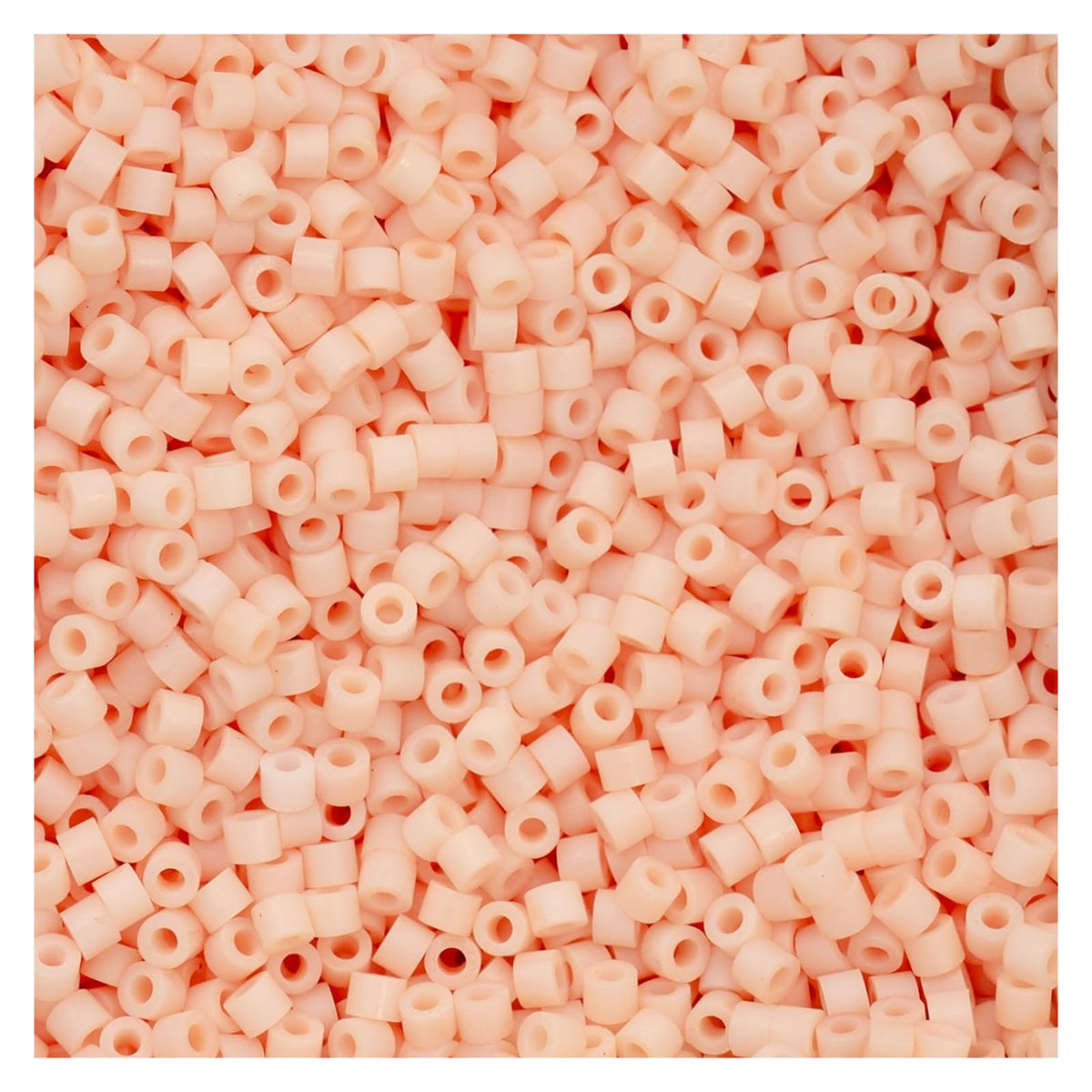 John Bead Craft Bead, Size 11, Apricot Matte Macaron