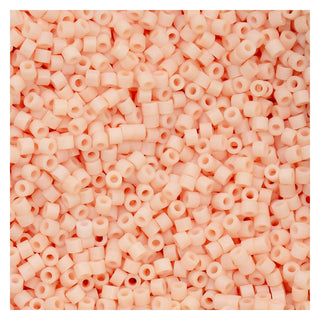 John Bead Craft Bead, Size 11, Apricot Matte Macaron