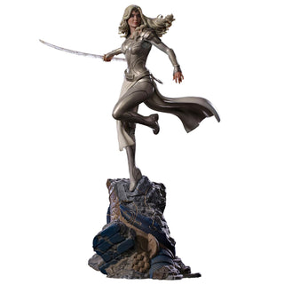 Iron Studios Sculpture, 5.5 inches x 4.3 inches x 10.7 inches, White