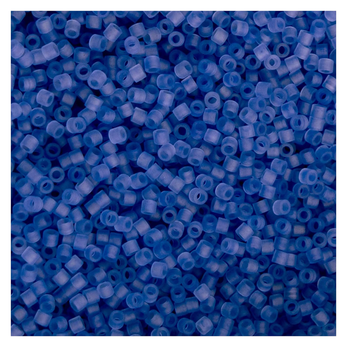 John Bead Craft Bead, Size 11, Transparent Purple Matte