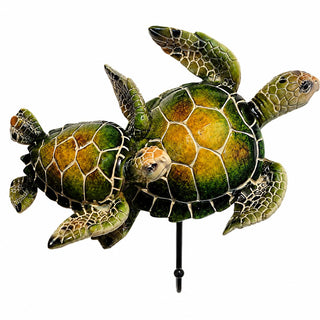 Comfy Hour Ocean Voyage with Sea Turtles Collection 5" Turtle Coastal Ocean Theme Decorative Wall Hanger, Polyresin
