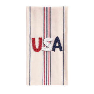 Mud Pie Towel, 26" x 18", White