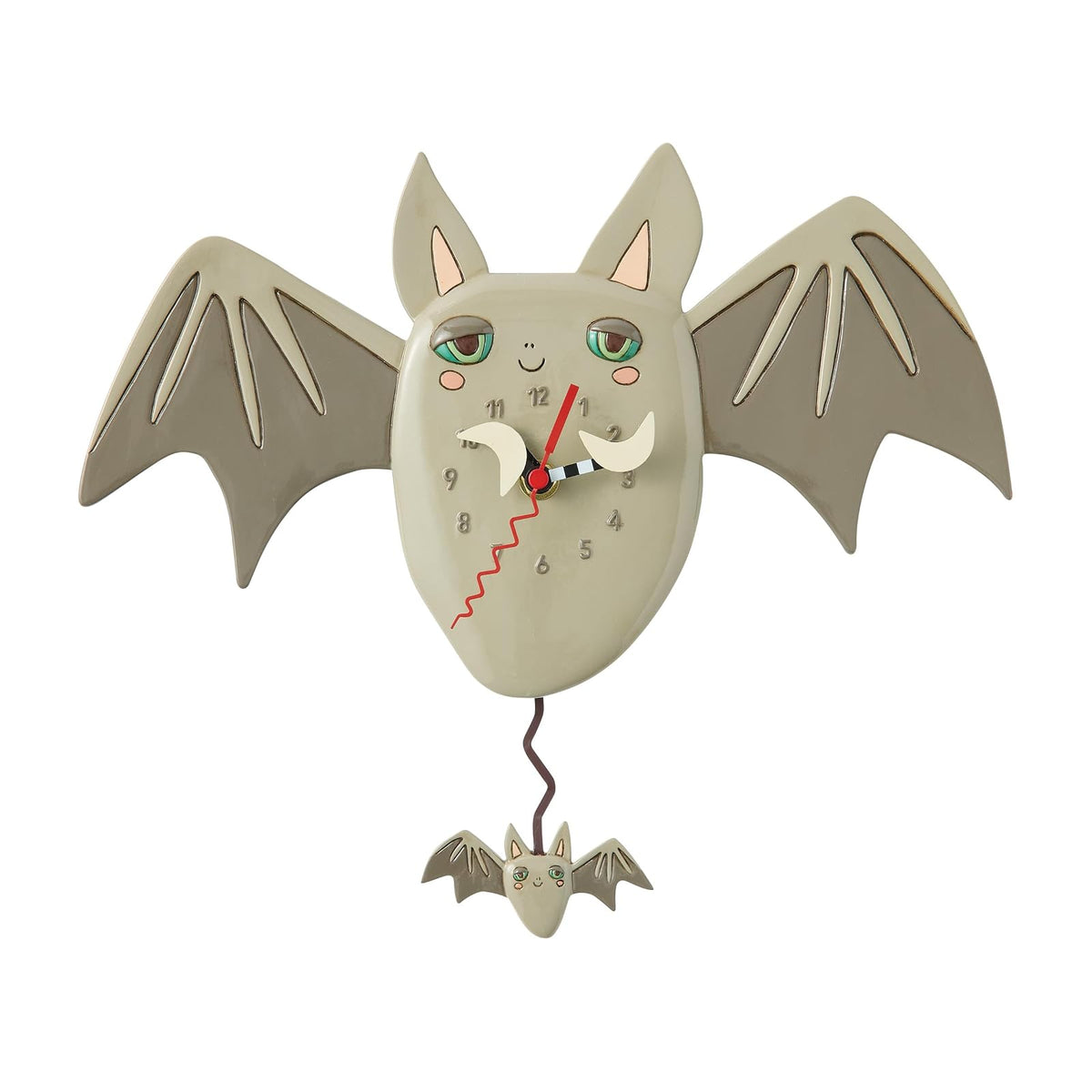Enesco Clock, 7.88 Inch, Multicolor