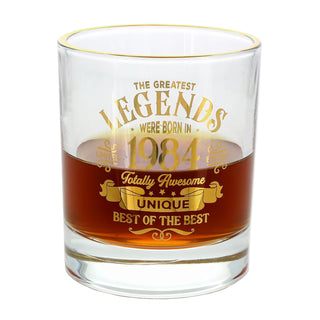 Pavilion Gift Company Drinking Cup, 8 Ounces, Clear, Gold