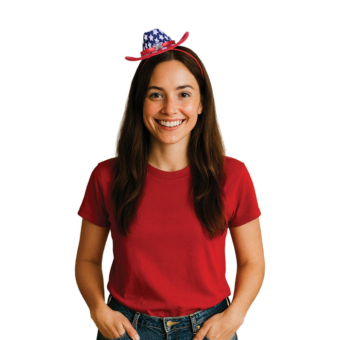 Beistle Costume Headwear, One Size Fits Most, Red/White/Blue