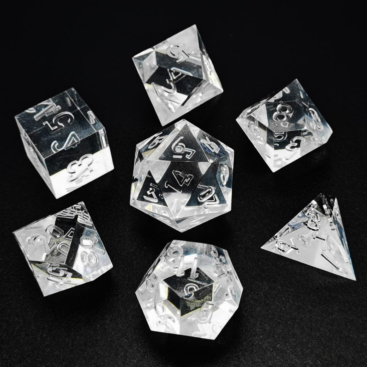 BESCON DICE Game Dice, 16mm, Clear
