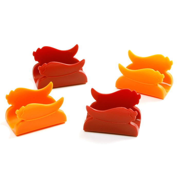 Norpro 1095 Taco Holders, Multicolored, Set of 4