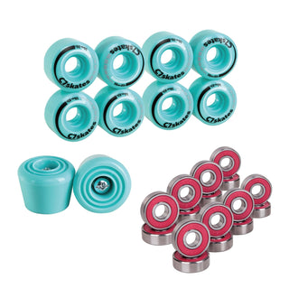 C SEVEN Roller Skate, 58, Aquamarine