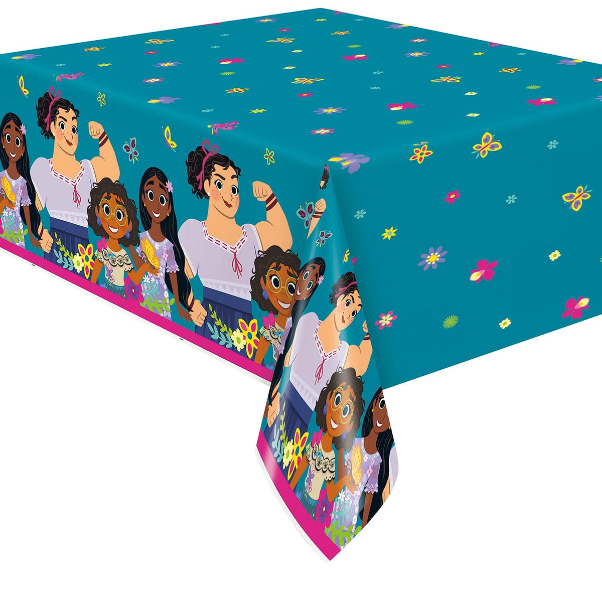 Unique Tablecloth, 84" x 54" (Rectangle), Multicolored