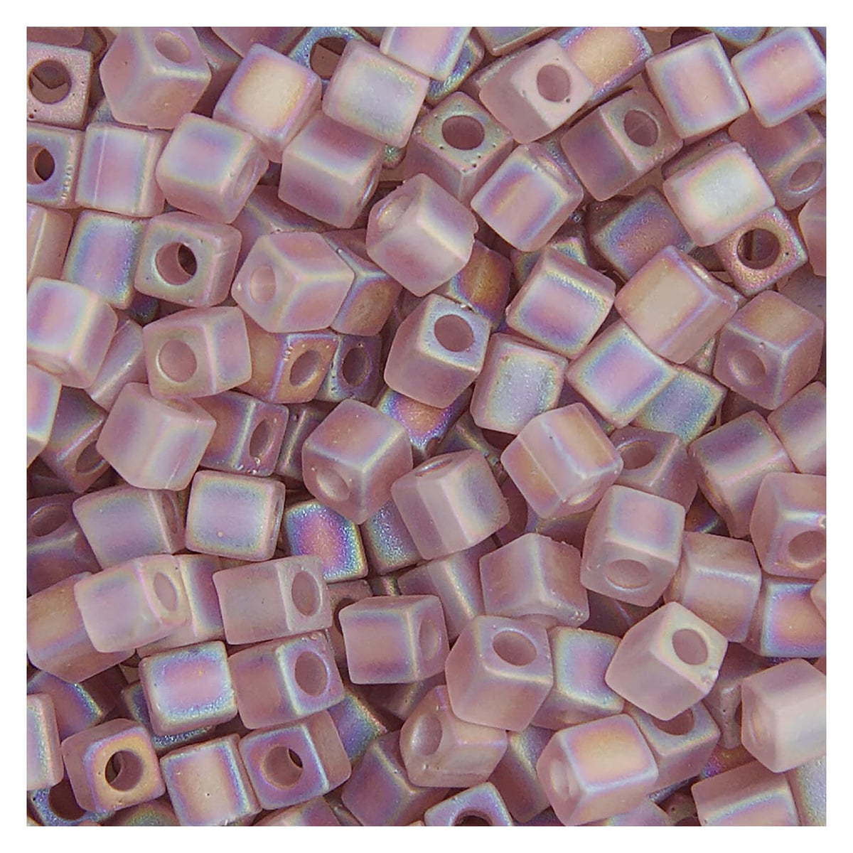 John Bead Craft Bead, 3mm, Rainbow