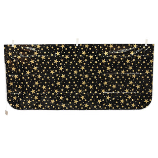 Beistle Black and Gold Plastic Balloon Bag-1 Pc, 3' x 6' 8"