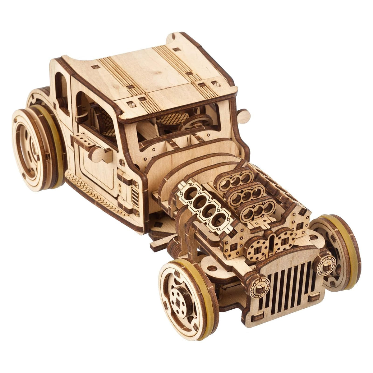 Ugears Puzzles, Red, Hot Rod Furious Mouse