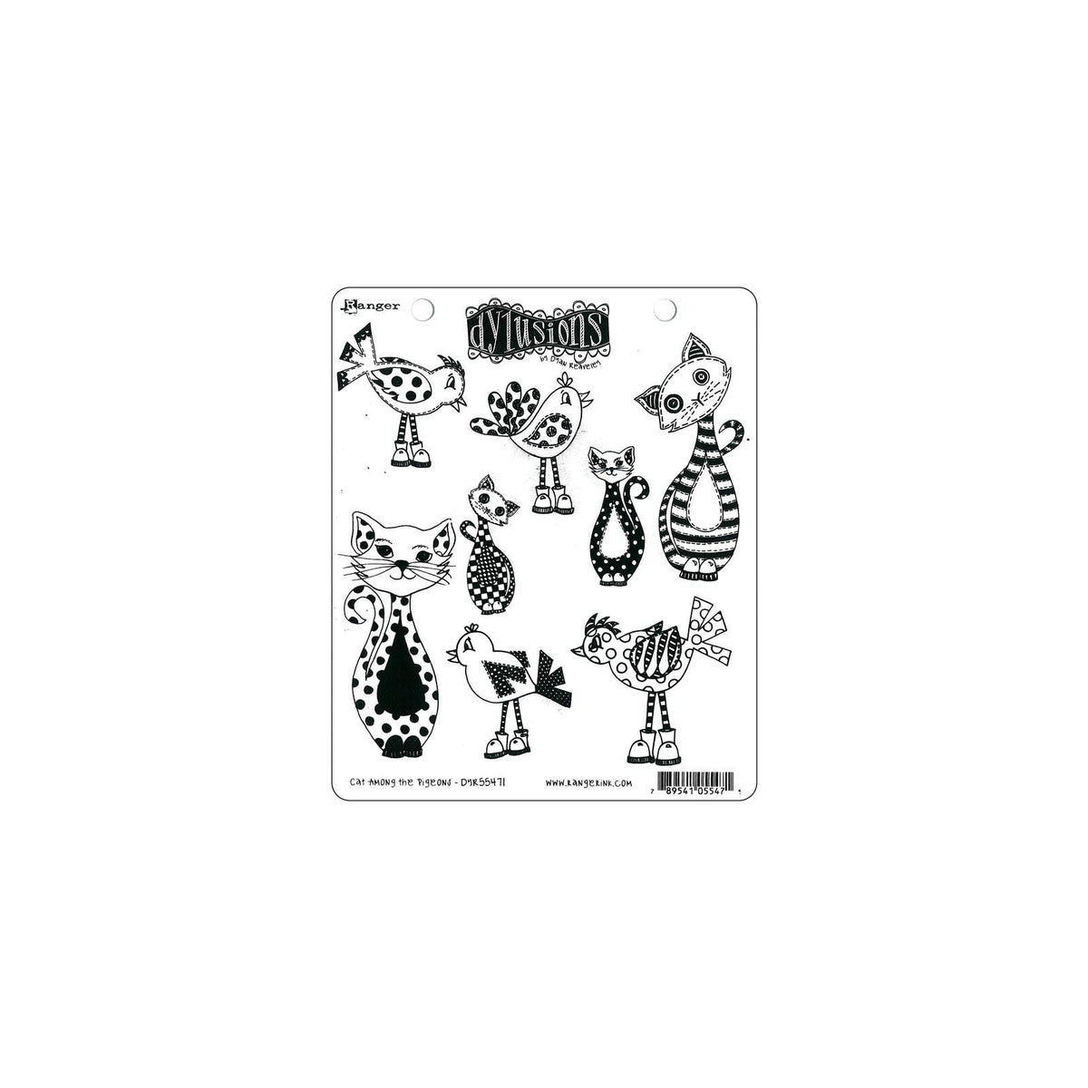 Ranger Rubber Stamp, 2x4, Red