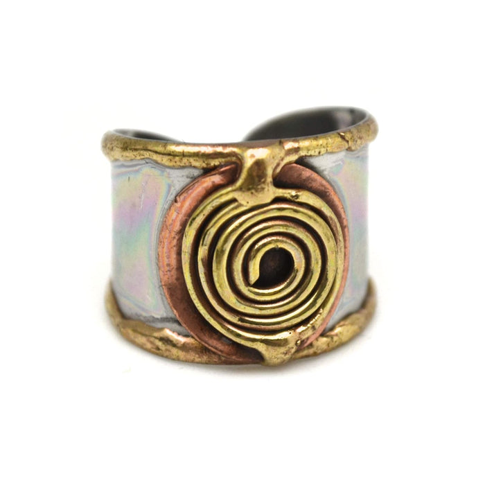 Anju Ring, One Size, Copper,Brass