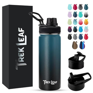 Trek Leaf Bottle, 18 Ounces, Cascade Shadow