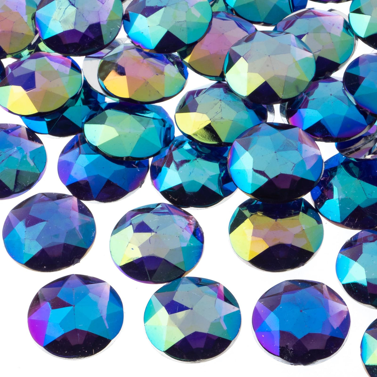 John Bead Craft Bead, 20mm, Purple AB