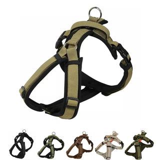 hakusan Animal Harness, XS, Black×Beige