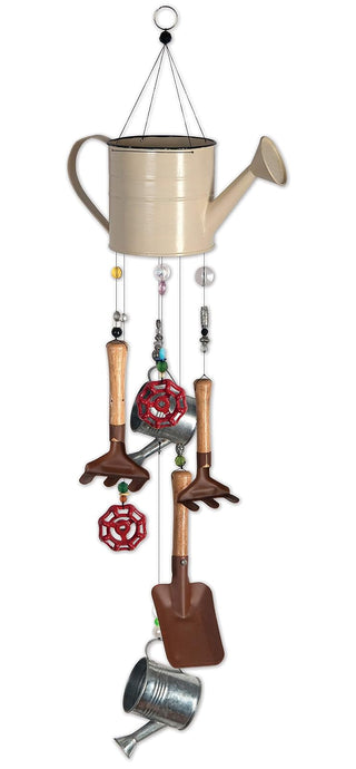 Sunset Vista Designs Gardening Time Chime, 30-Inch