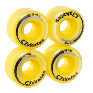 C SEVEN Skateboard Wheel, 58 mm x 33 mm, Lemonpop