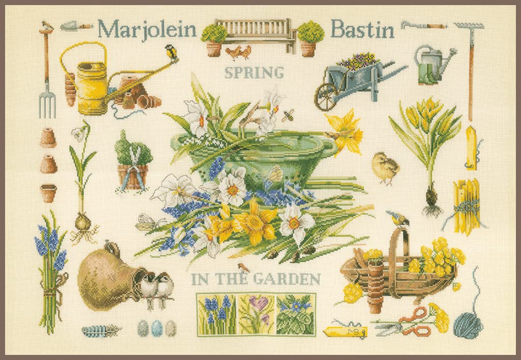 Counted Cross Stitch kit Spring in The Garden