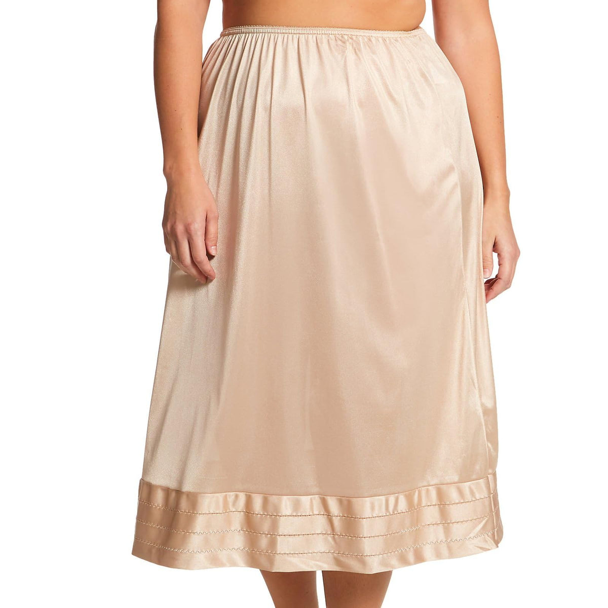 Shadowline Undergarment Slip, 3X, Nude