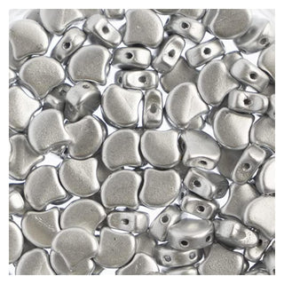 John Bead Craft Bead, 7.5mm, Metallic Silver Matte