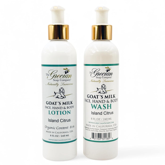 The Grecian Soap Company Skin Care Agent, 8 Fl Oz (Pack of 2), White