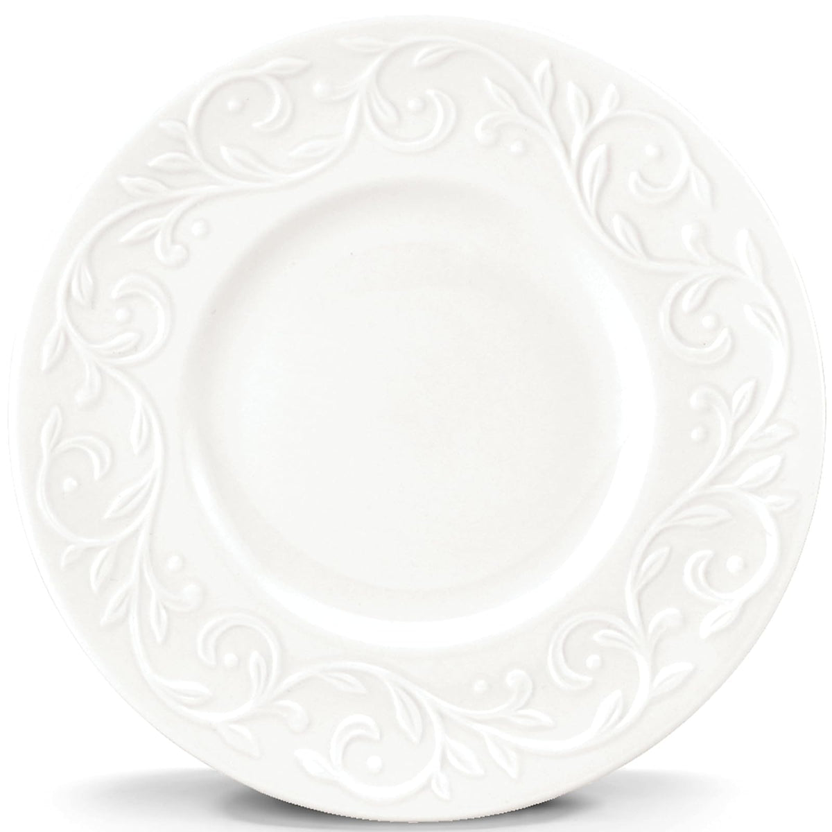 Lenox Opal Innocence Carved 7-1/4-Inch Dessert Plates, Set of 4