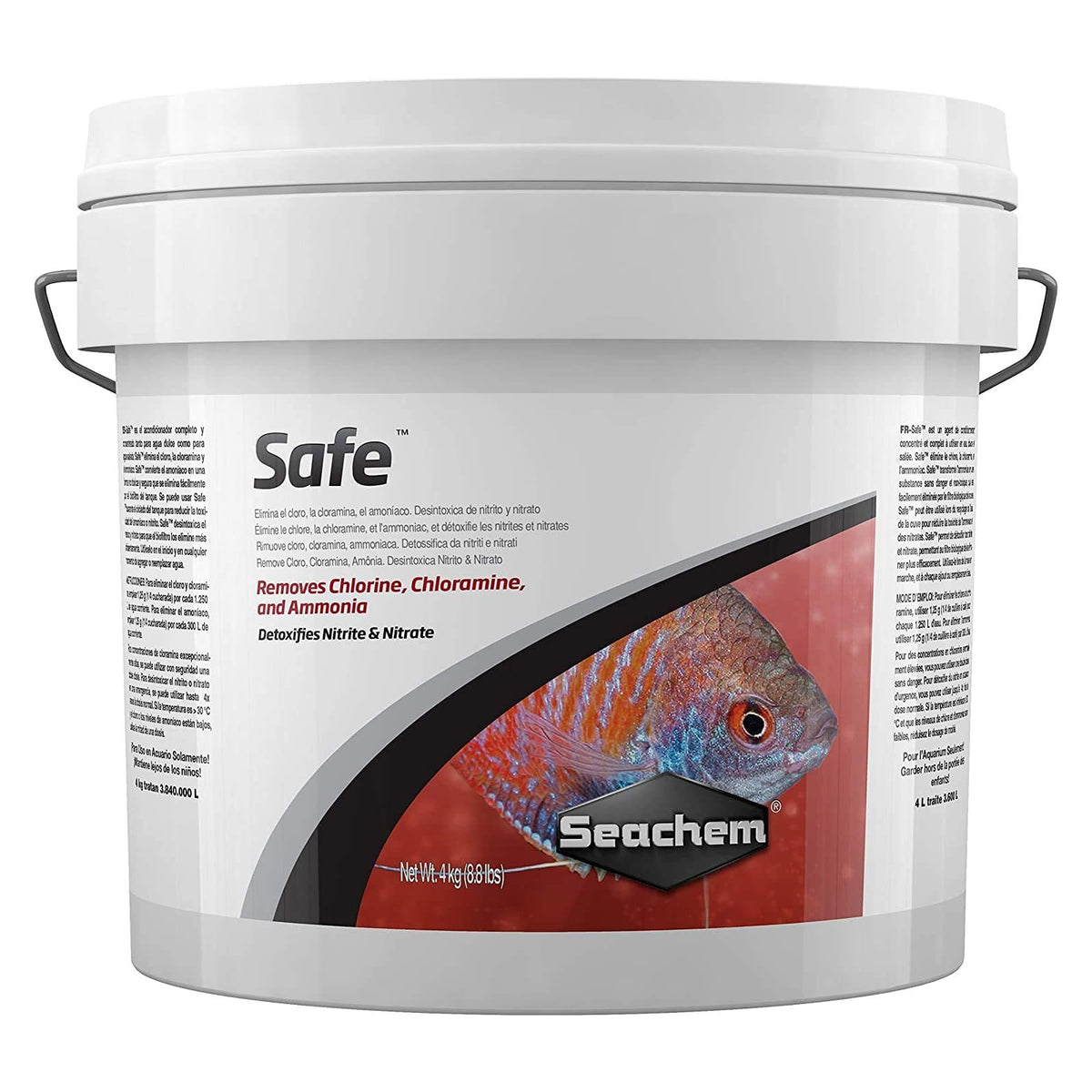 Seachem Aquarium Pond Water Treatment, 4 kg, white