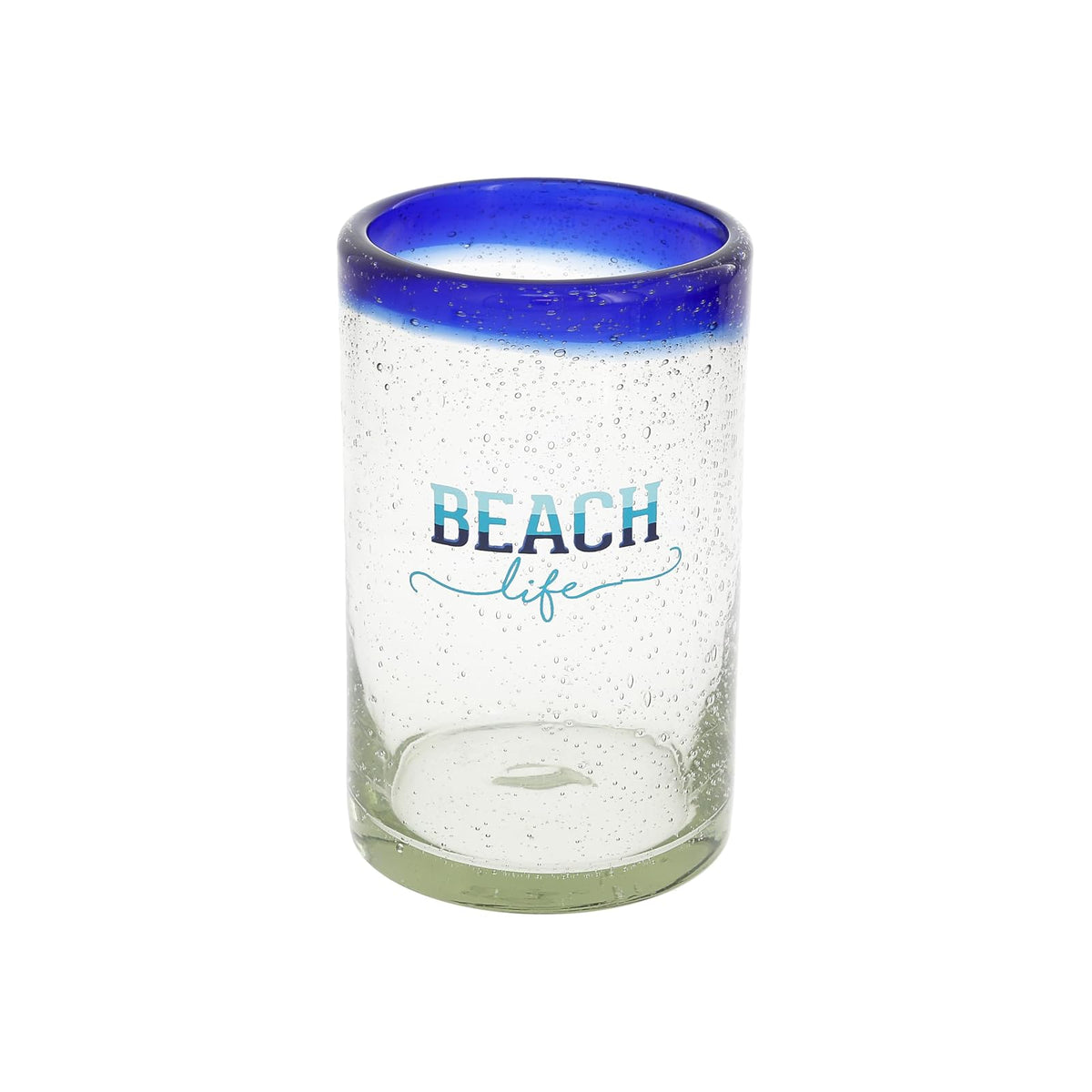 Pavilion Gift Company Drinking Cup, 17 Ounces, Clear, Blue