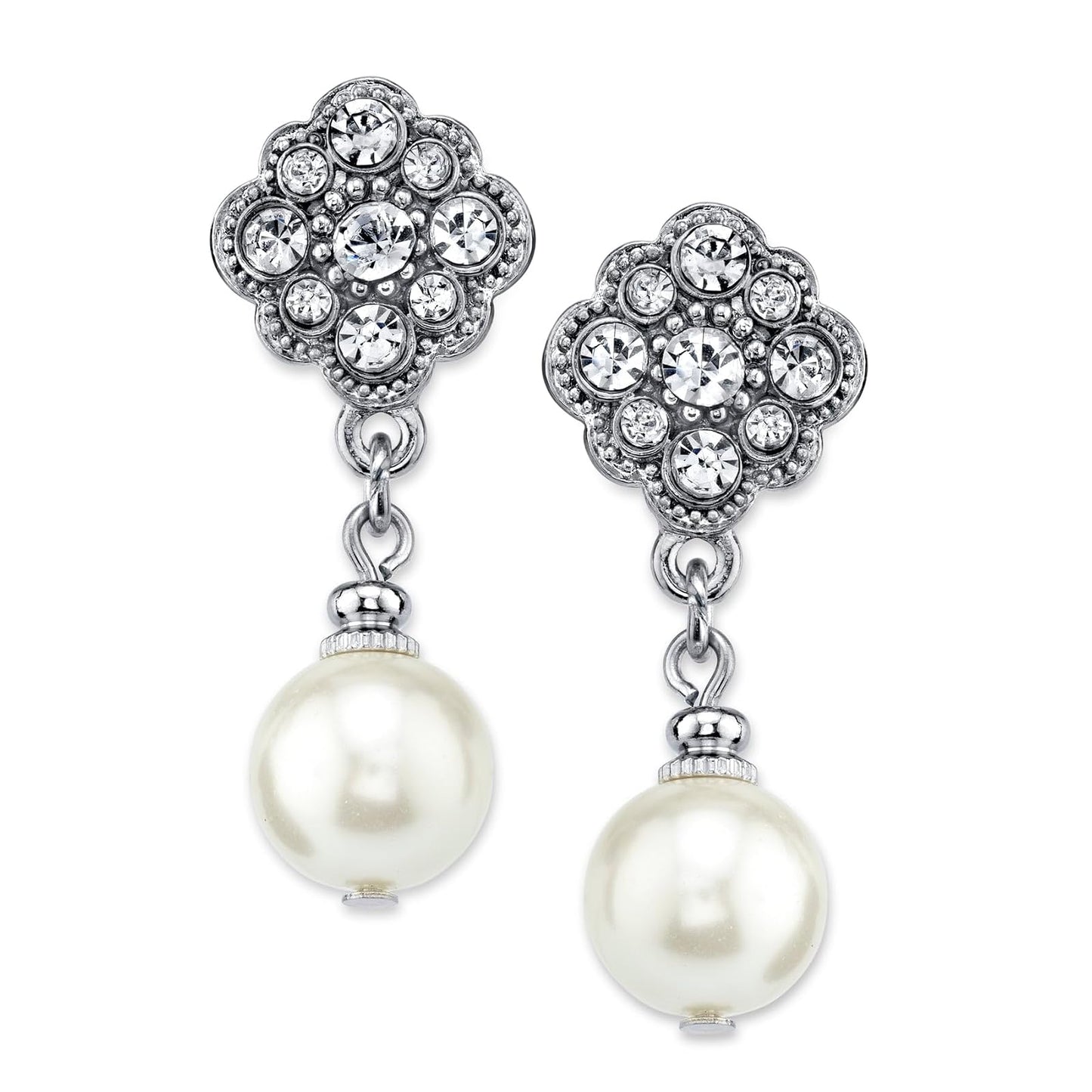 1928 Jewelry 1928 Bridal Amore Simulated Pearl Drop Earrings