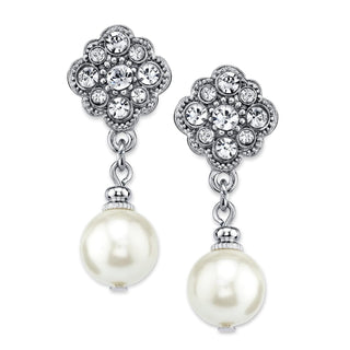 1928 Jewelry 1928 Bridal Amore Simulated Pearl Drop Earrings