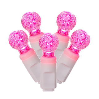Vickerman String Light, 100Lt, Pink LED