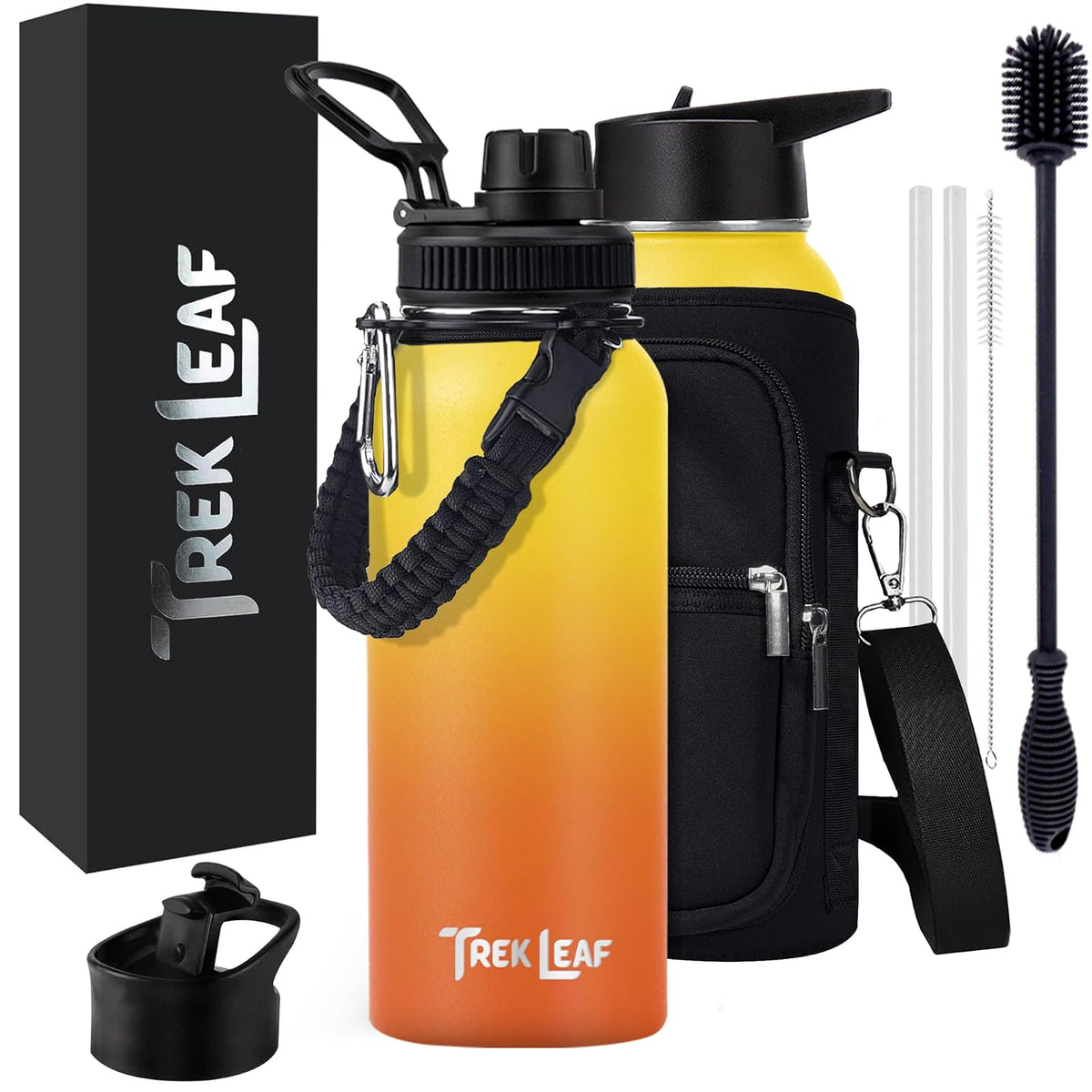 Trek Leaf Bottle, 32 Ounces, Sunrise