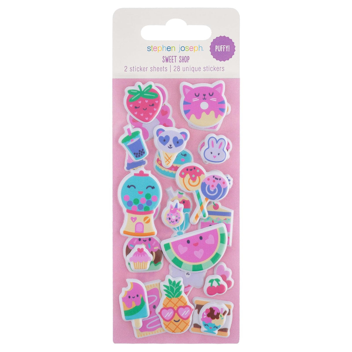 Stephen Joseph Sticker Decal, 4.75 inches by 2.25 inches, Sweet Shop