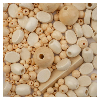 John Bead Craft Bead, Small to Medium, Natural