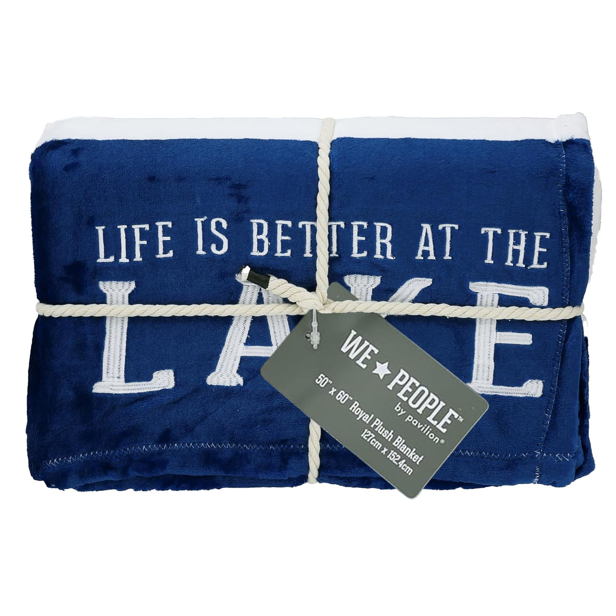 Pavilion Gift Company Blanket, 50 x 60 inch, Blue