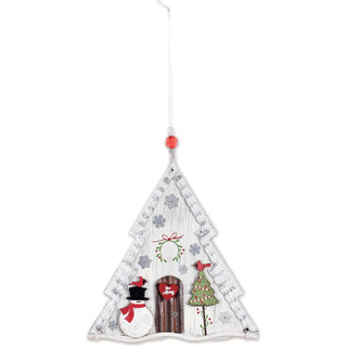 Sunset Vista Designs Hanging Ornament, 6.5 Inch, White