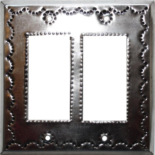 Fine Crafts & Imports Wall Plate, Tin, Ivory,Silver